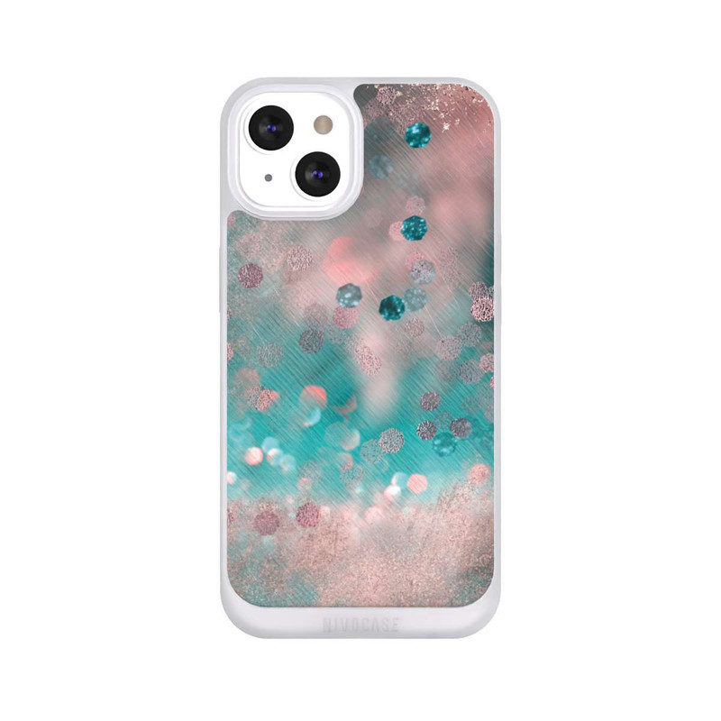 iPhone 13 NIVOpure Turquoise Glamour Glitter Look