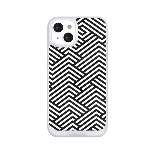 Apple iPhone 13 NIVOpure Schwarz und Weiß ZigZag