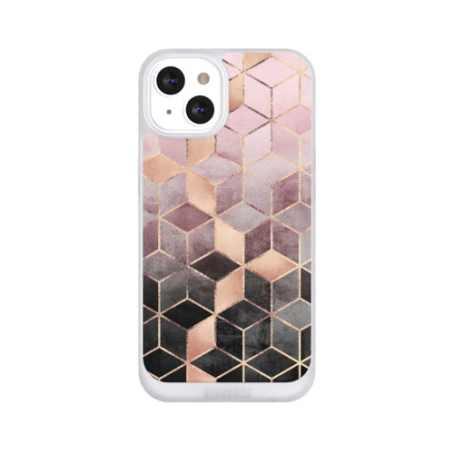 Apple iPhone 13 NIVOpure Pink-grauer Farbverlauf Würfel Druck