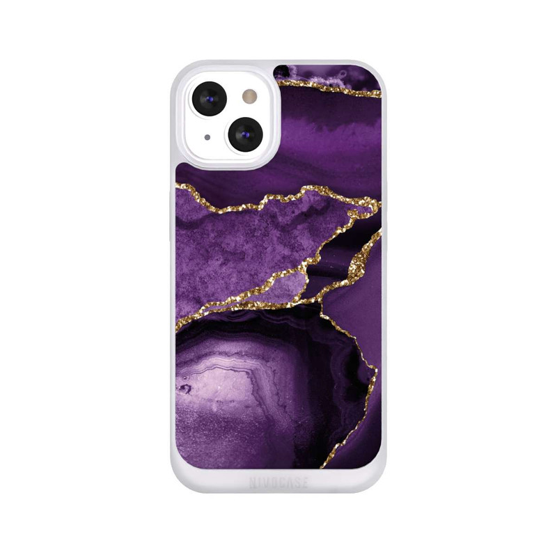 iPhone 13 NIVOpure Lila Marmor Landschaft