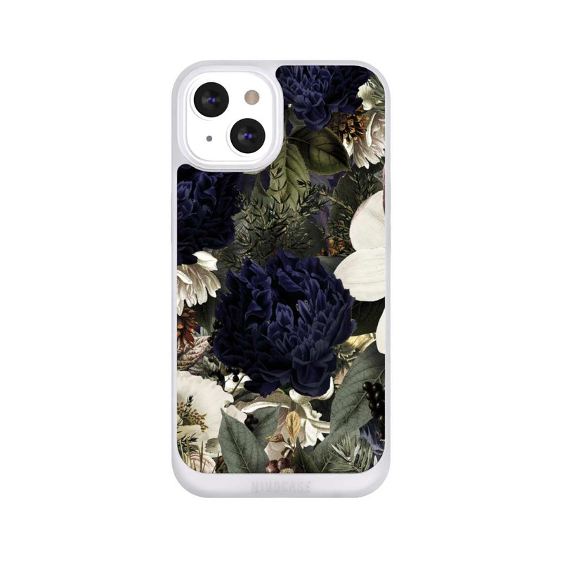 iPhone 13 NIVOpure Dunkle Mitternachts Barock Vintage Blumen