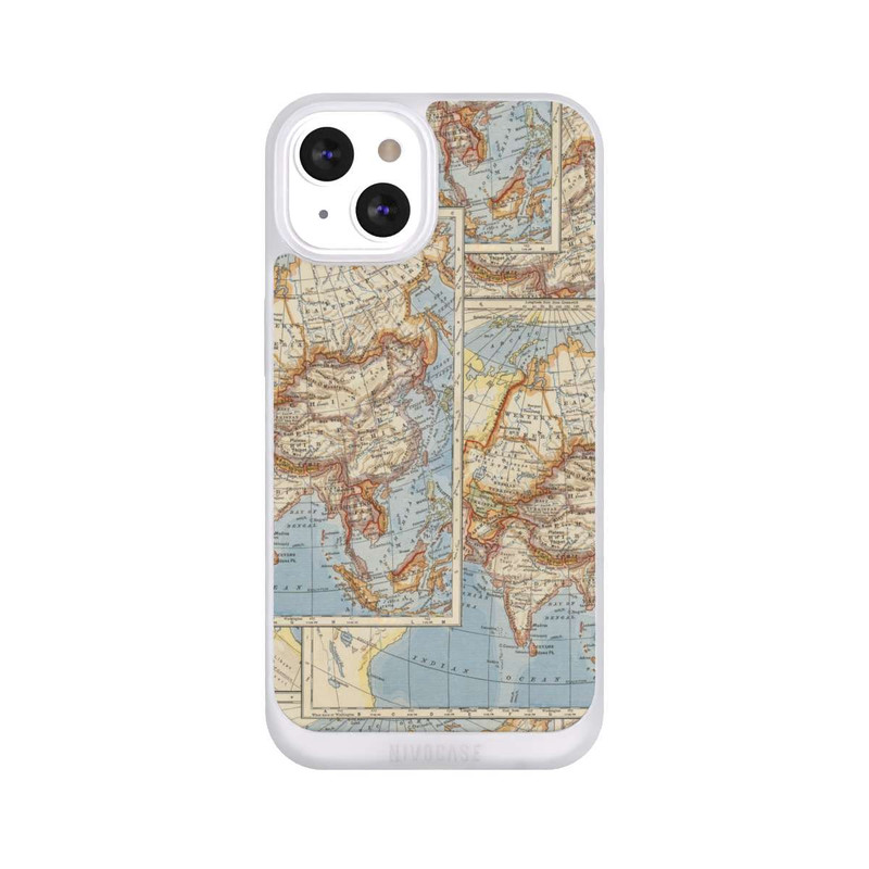 iPhone 13 NIVOpure World Map Vintage