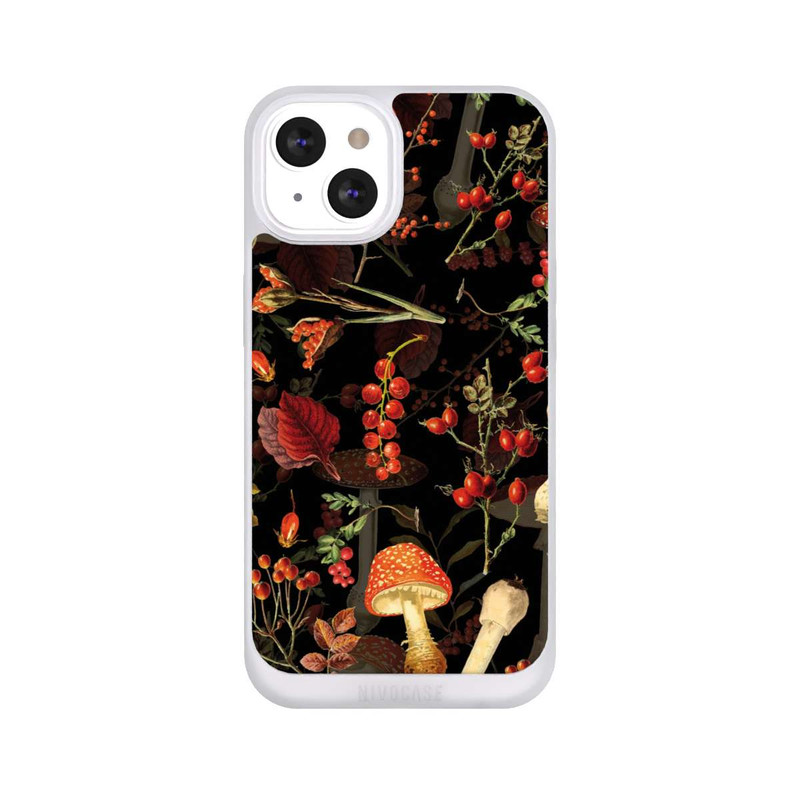 iPhone 13 NIVOpure Pilzmuster Schwarz