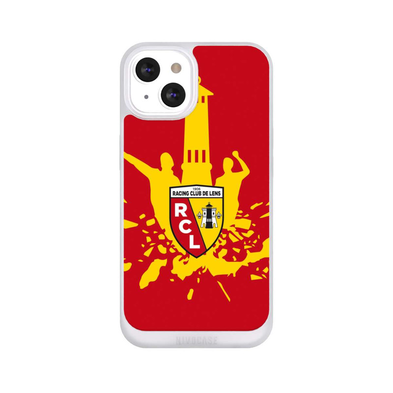 iPhone 13 NIVOpure RC Lens Turm Gelb auf Rot