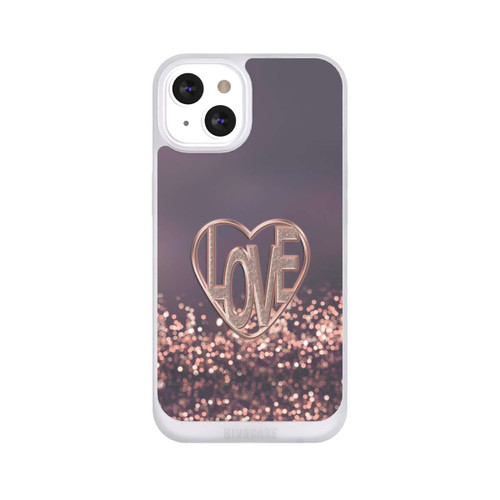 Apple iPhone 13 NIVOpure Love Glitter Pink