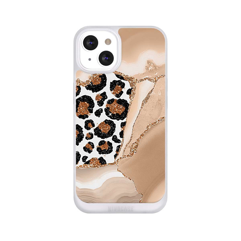 iPhone 13 NIVOpure  Muster und Texturen Hellgold