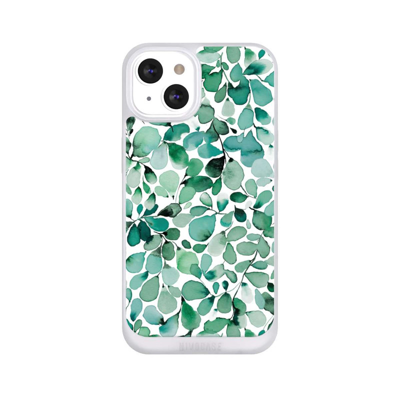 iPhone 13 NIVOpure Feuilles feuillues à motif aquarelle