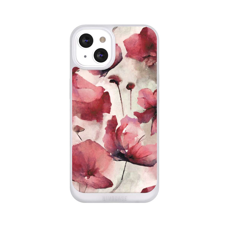 iPhone 13 NIVOpure Wilde Mohnblumen Aquarell mit KI