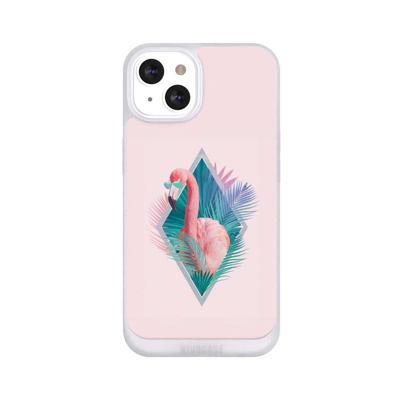 iPhone 13 NIVOpure Tropische Pflanzen Flamingo