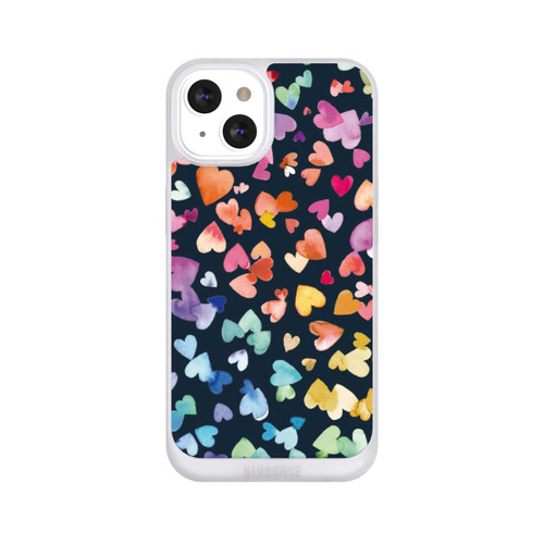 Apple iPhone 13 NIVOpure Valentines Hearts Black