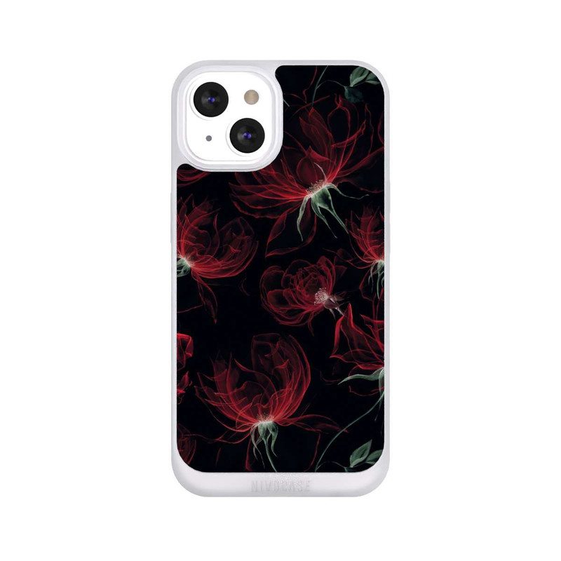 iPhone 13 NIVOpure Red Flowers Wallpaper