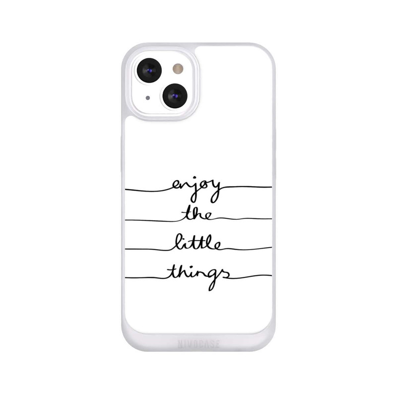 iPhone 13 NIVOpure Enjoy The Little Things White