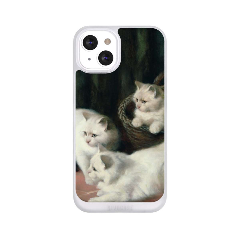 iPhone 13 NIVOpure Three White Angora Kittens