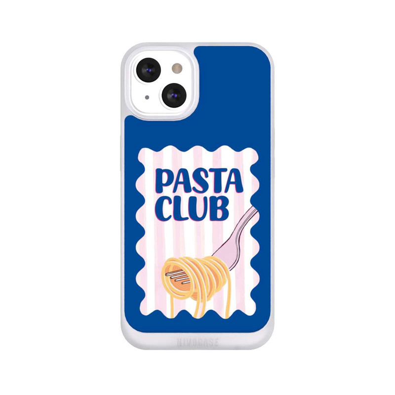 iPhone 13 NIVOpure Pasta Club in Blue and Pink