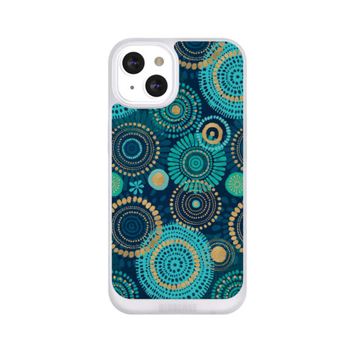 Apple iPhone 13 NIVOpure Blockprint India Teal Gold