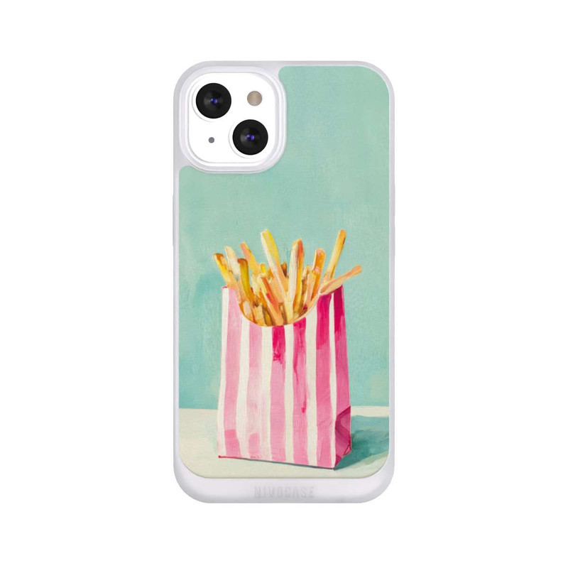 iPhone 13 NIVOpure Retro Pommes Blau Watercolor
