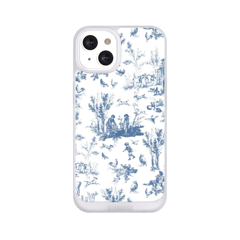 iPhone 13 NIVOpure Blaue Landschaft Vintage Chinoiserie Pattern
