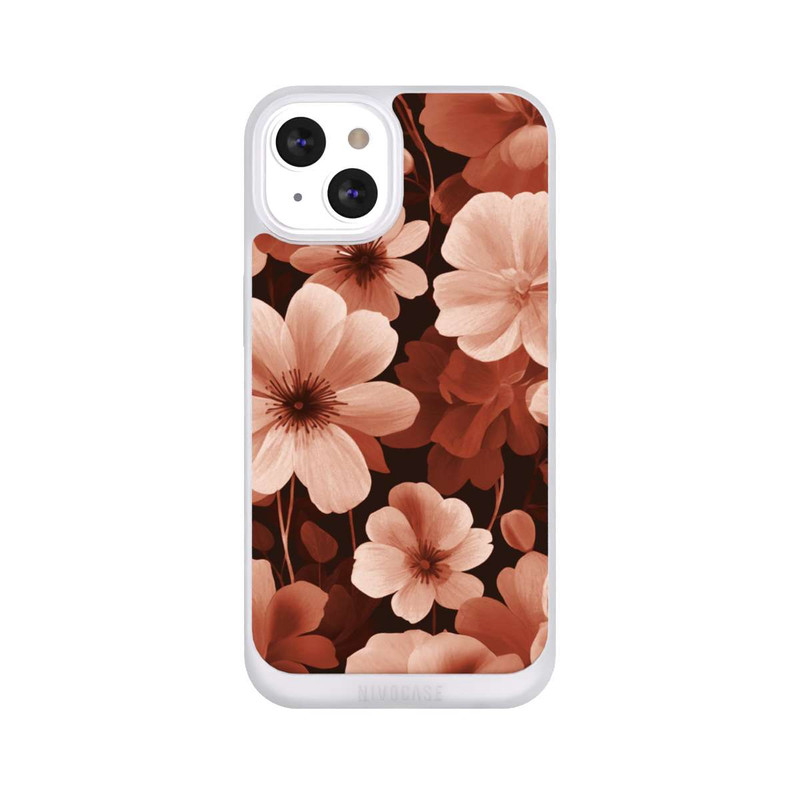 iPhone 13 NIVOpure Rote Negativblumen mit KI