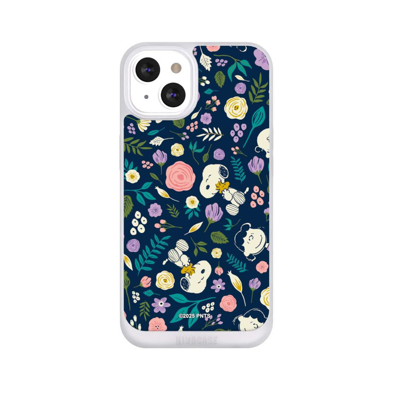 iPhone 13 NIVOpure Peanuts Dark Flower Pattern