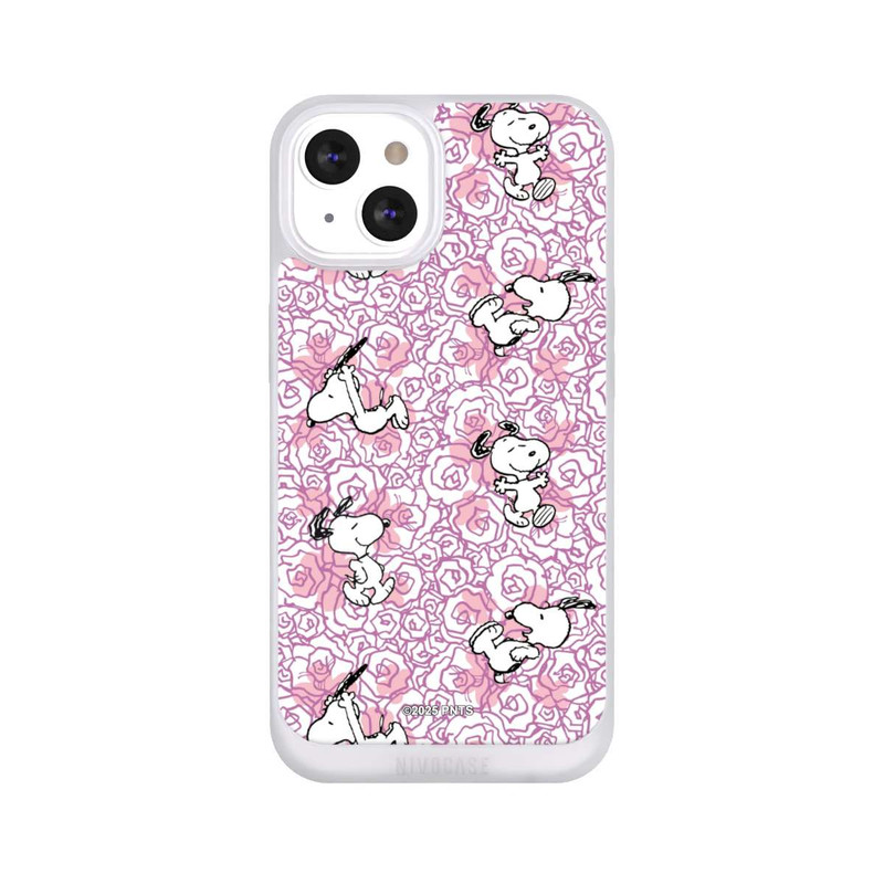 iPhone 13 NIVOpure Peanuts Pink Roses Pattern