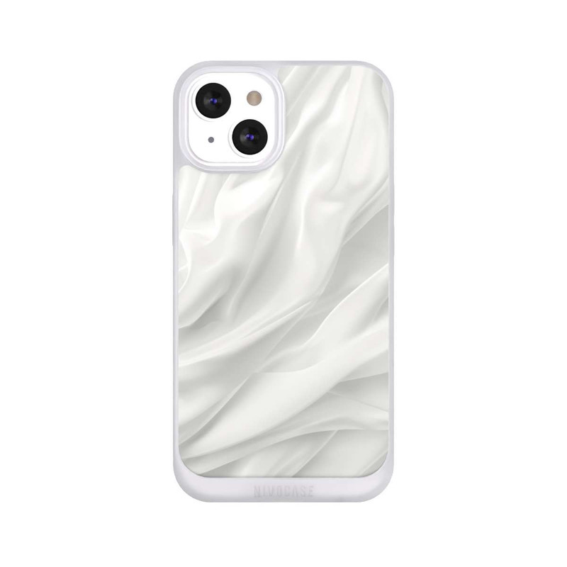 iPhone 13 NIVOpure White Satin Smooth Texture With AI