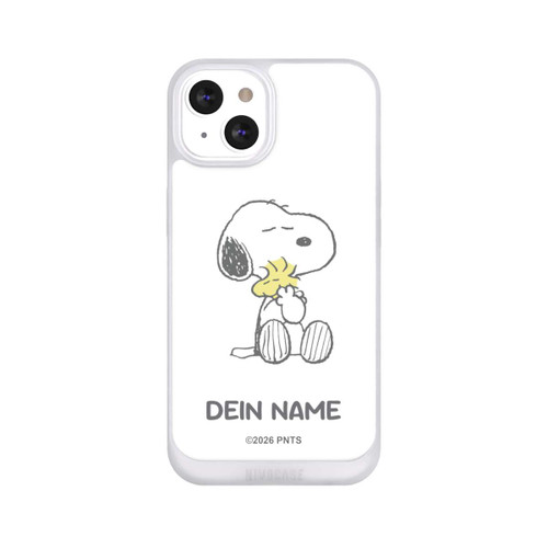 Apple iPhone 13 NIVOpure Snoopy And Woodstock Cuddling Personalisierbar