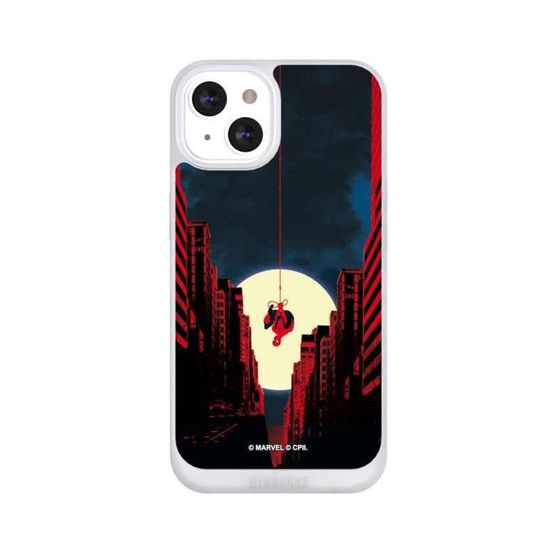iPhone 13 NIVOpure Spider-Man Marvel between Skyscrapers
