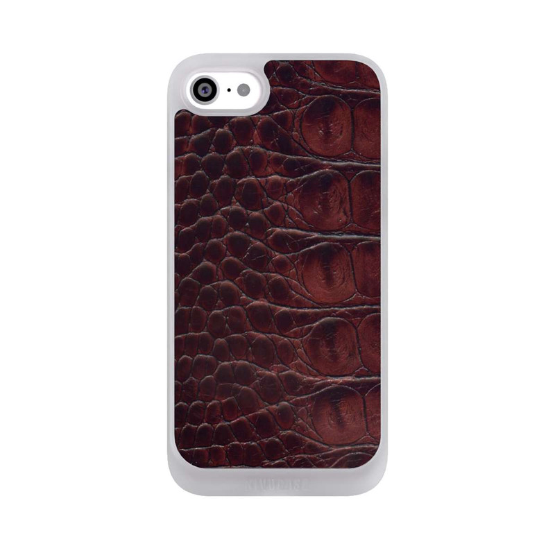 iPhone SE 2022 NIVOpure Cuir de Crocodile