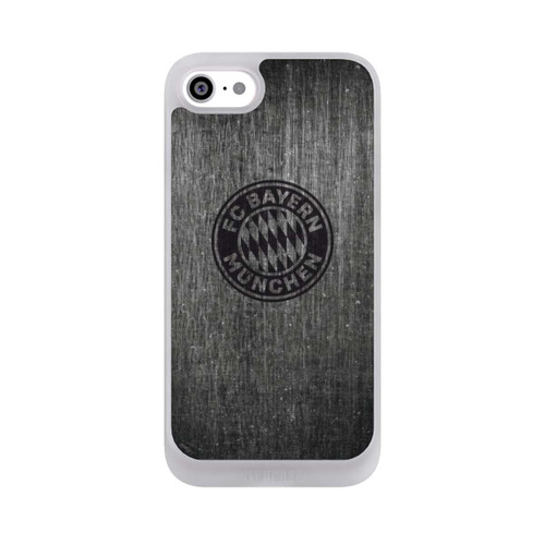 Apple iPhone SE (2022) NIVOpure Metalllook FCB Logo einfarbig