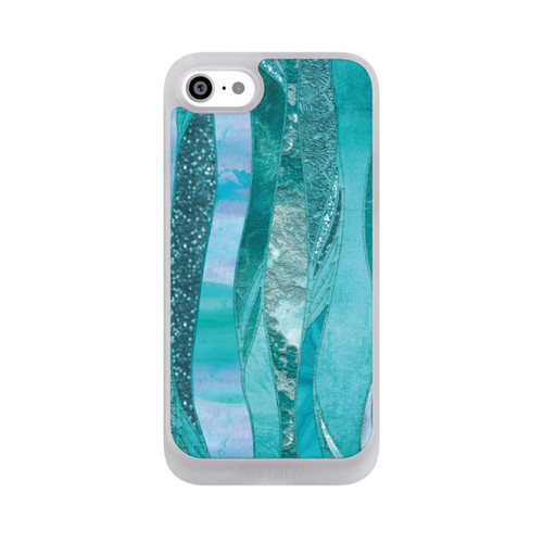 Apple iPhone SE (2022) NIVOpure Blue Glamour Glitter Look