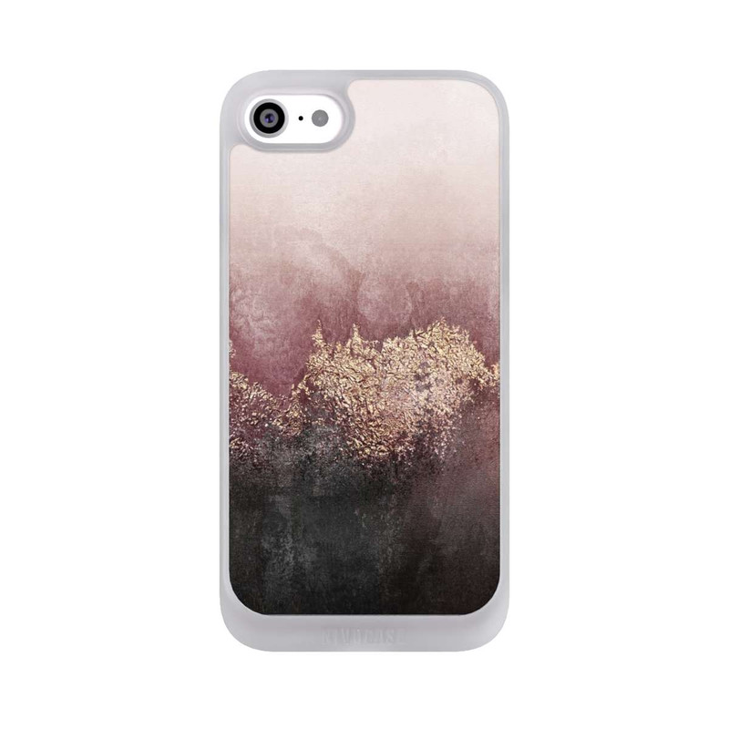 iPhone SE 2022 NIVOpure Rosa Himmelsstaub Golddruck