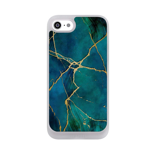Apple iPhone SE (2022) NIVOpure Mineralischer Glamourlook Blaugold