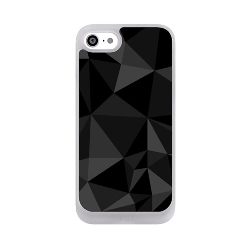 Apple iPhone SE (2022) NIVOpure Polygonmuster schwarz