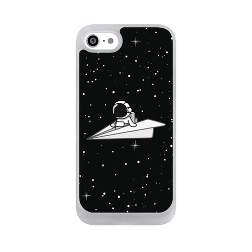Apple iPhone SE (2022) NIVOpure Astronaut Paper Plane Comic