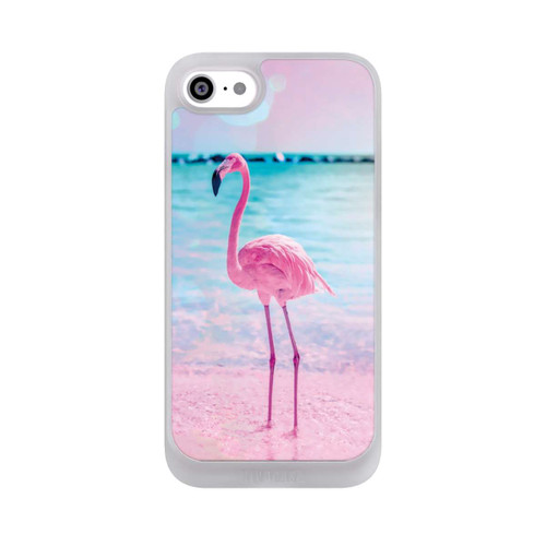 Apple iPhone SE (2022) NIVOpure Rosa Flamingo am Meer