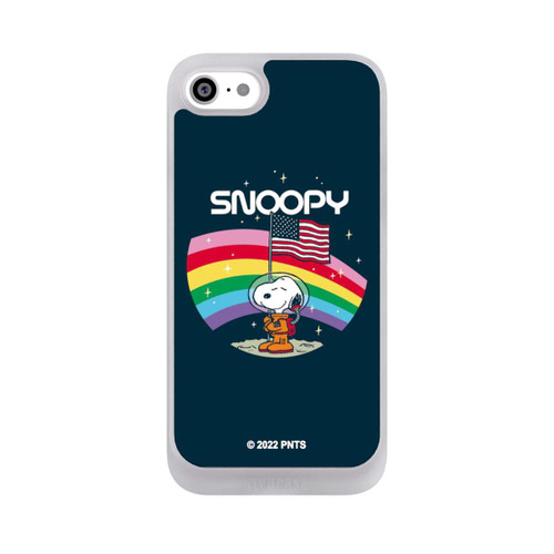 Apple iPhone SE (2022) NIVOpure Snoopy Weltraumreisender Regenbogen
