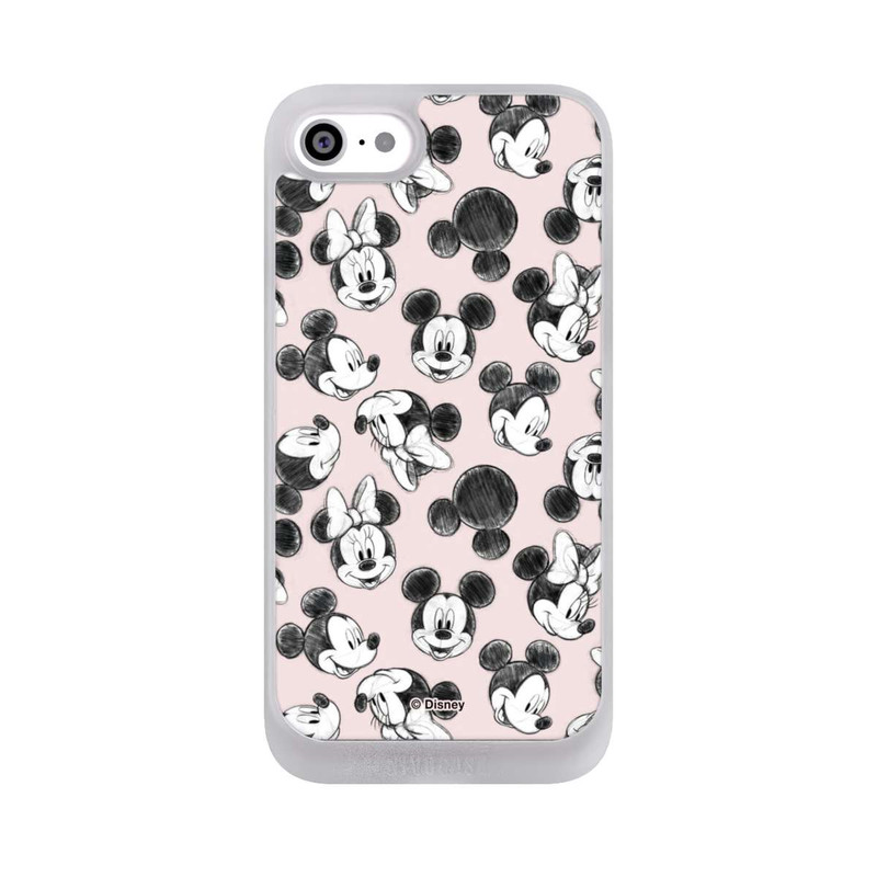 iPhone SE 2022 NIVOpure Minnie & Mickey Viele Gesichter Pink