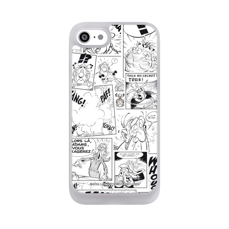 iPhone SE 2022 NIVOpure Asterix Comic Schwarz und Weiß