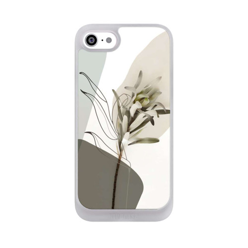 Apple iPhone SE (2022) NIVOpure Boho Line Art Olivgrün
