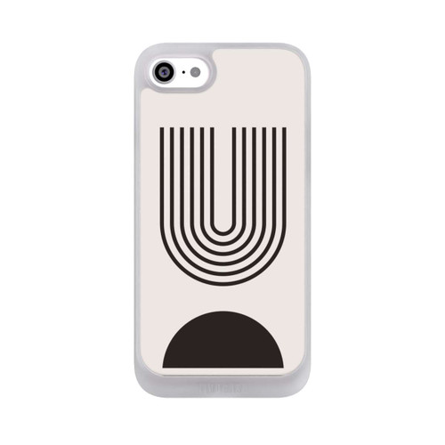 Apple iPhone SE (2022) NIVOpure Moderne Kunst Schwarze Linien