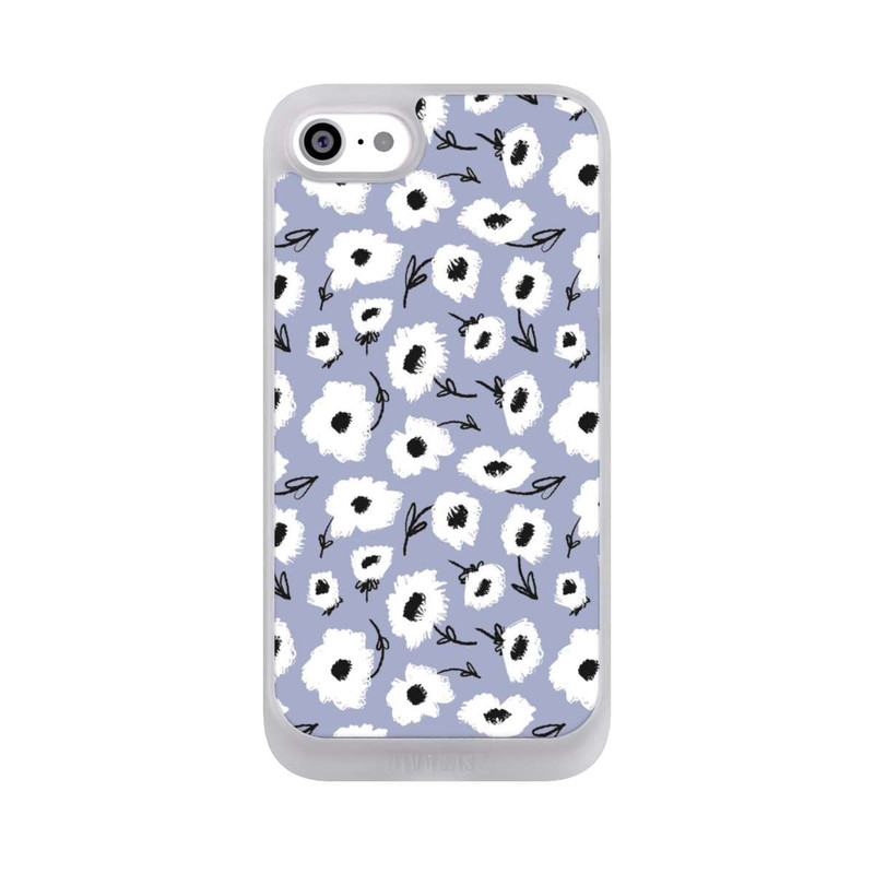 iPhone SE 2022 NIVOpure Blumenmuster Lila