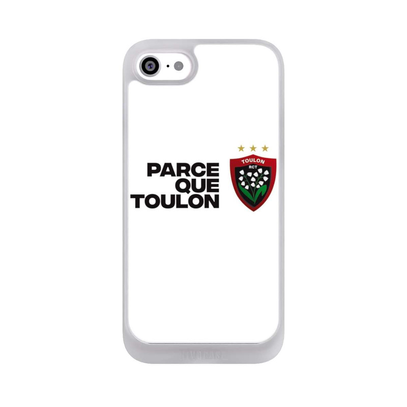 iPhone SE 2022 NIVOpure RC Toulonnais PQT Blanc