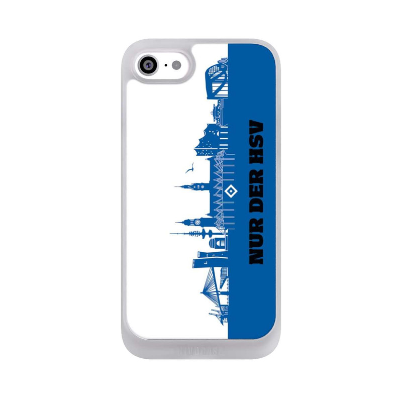 iPhone SE 2022 NIVOpure HSV Skyline Blau Weiß