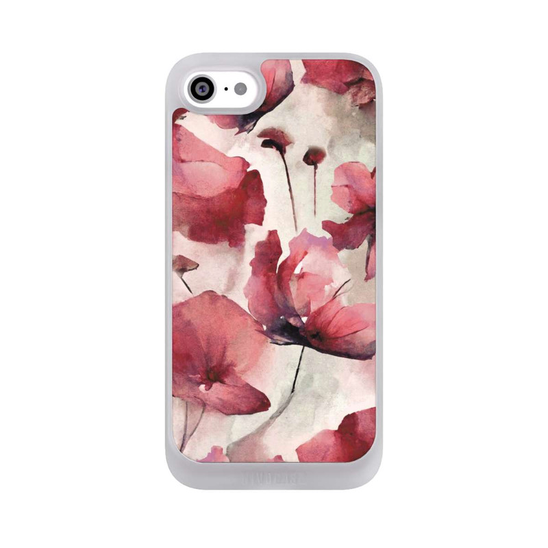 iPhone SE 2022 NIVOpure Wilde Mohnblumen Aquarell mit KI
