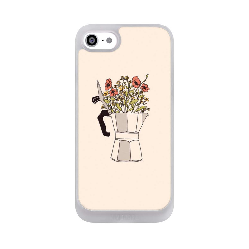 iPhone SE 2022 NIVOpure Moka Blumen