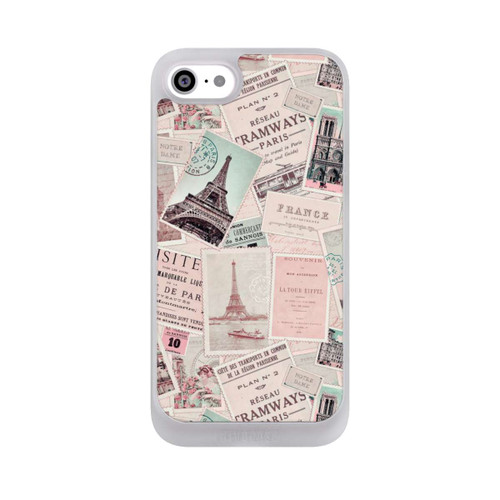 Apple iPhone SE (2022) NIVOpure Vintage Paris Postcards Pattern