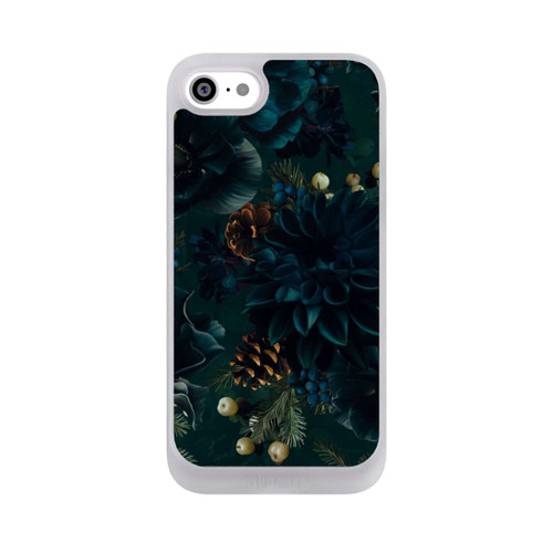 Apple iPhone SE (2022) NIVOpure Blumenmuster Grün und Blau