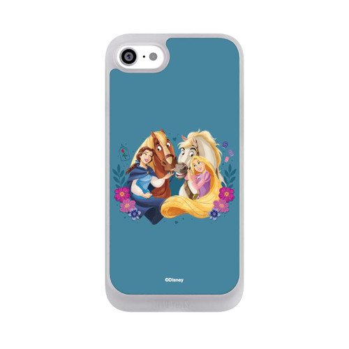 Apple iPhone SE (2022) NIVOpure Disney Prinzessinnen Belle and Rapunzel mit Pferden