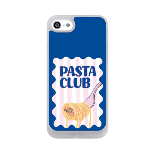 Apple iPhone SE (2022) NIVOpure Pasta Club in Blue and Pink