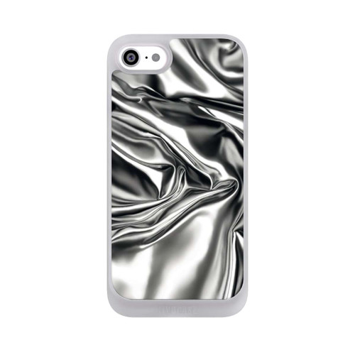 Apple iPhone SE (2022) NIVOpure Shiny Chrome Silver avec IA
